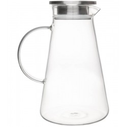 Jarra 2l De Vidro Borossilicato Com Tampa De Metal